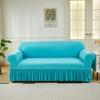 Full Cover Sofa Slipcover Stretchable Couch Cover with Skirt Home Decor Living Room Furniture Protector