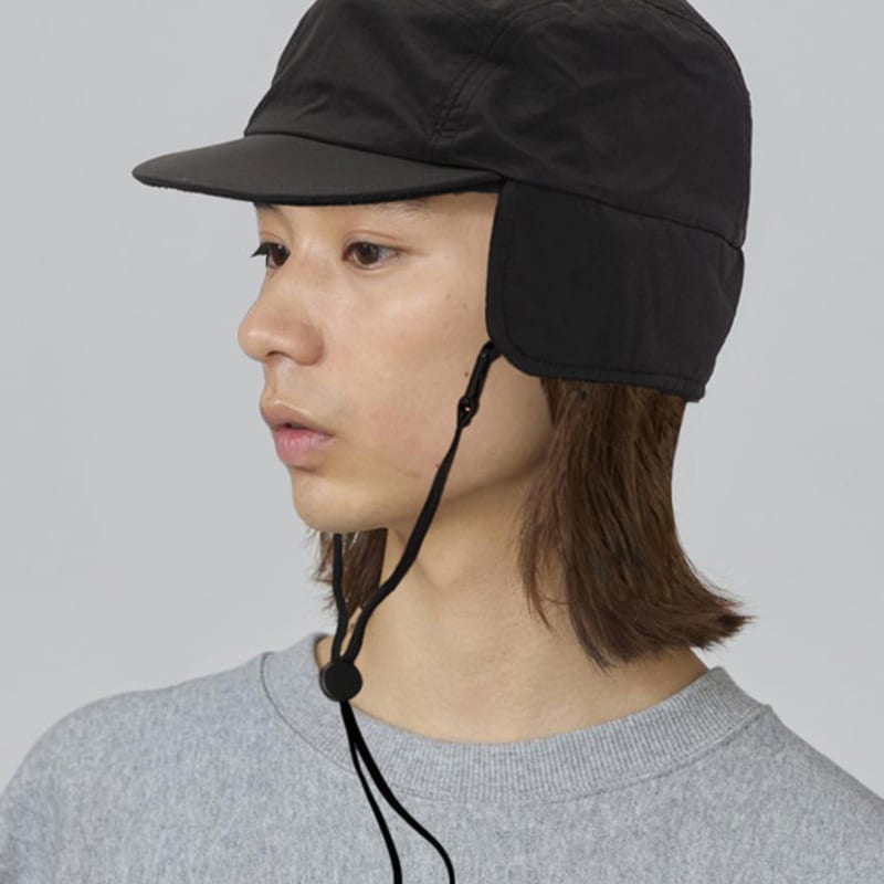 LOOKING4U The Cap Outdoor Waterproof Earmuff Short Cap Black