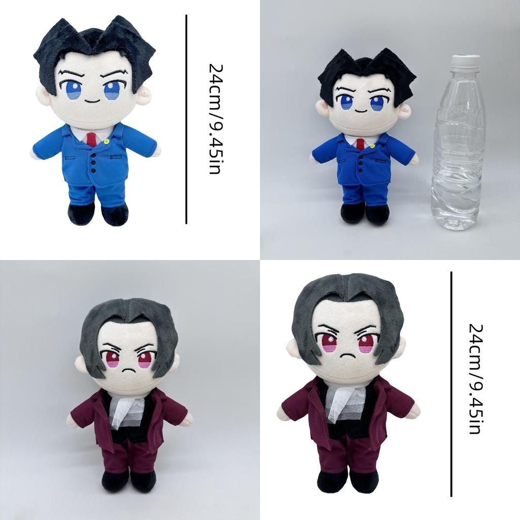 Ace Attorney Peluş Yumuşak Ve Sarılabilir Anime Hayranları İçin Mükemmel 24cm