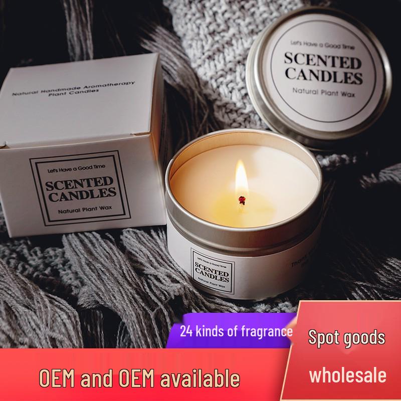 High-Quality Tinplate Aromatherapy Candles: Long-lasting and Elegant Scented Decor for Birthdays and Bedrooms