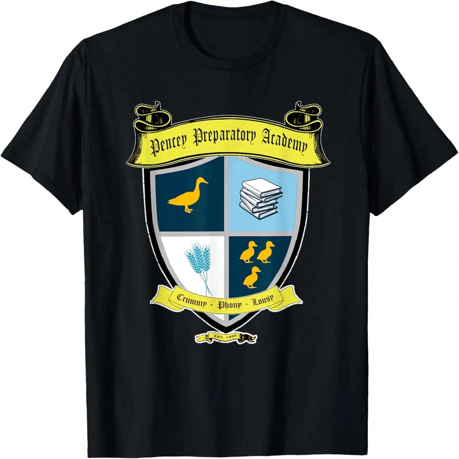 The Pencey Preparatory Academy  - Catcher In The Rye T-Shirt S