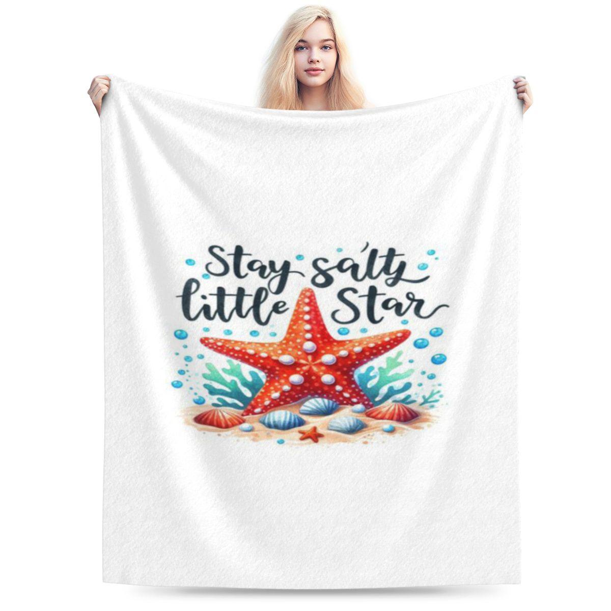 Starfish Ocean Custom Warm Decorate Home An UltraSoft Micro Fleece Blanket 75x100cm 30x40in