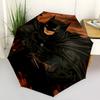 1pc Batman, Samurai Automatic Folding Umbrella - Compact 8-Rib Design, Durable Plastic & Iron1259L