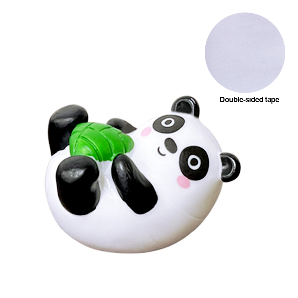 

Автомобильные милые панды, украшения, центральная консоль, навигатор, экран, внутреннее украшение, животное, навигационное украшение для дисплея компьютера