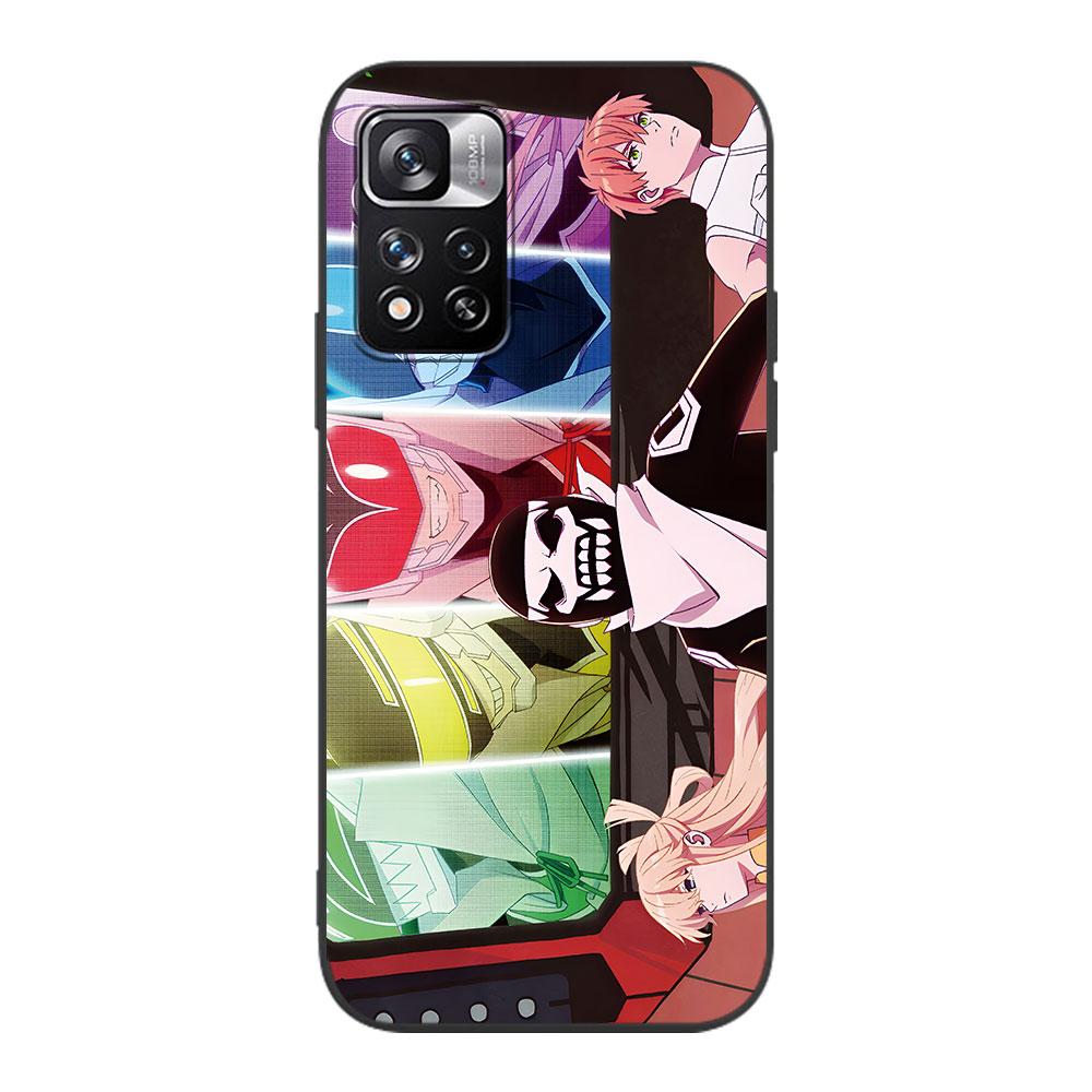 

Sentai Daishikkaku Case for Xiaomi Redmi 10A 10C 9C 12C 9A 9i 10 12 9 Prime 9T K40 Pro Black Soft TPU Mobile Phone Bag Cover Redmi K40 Pro