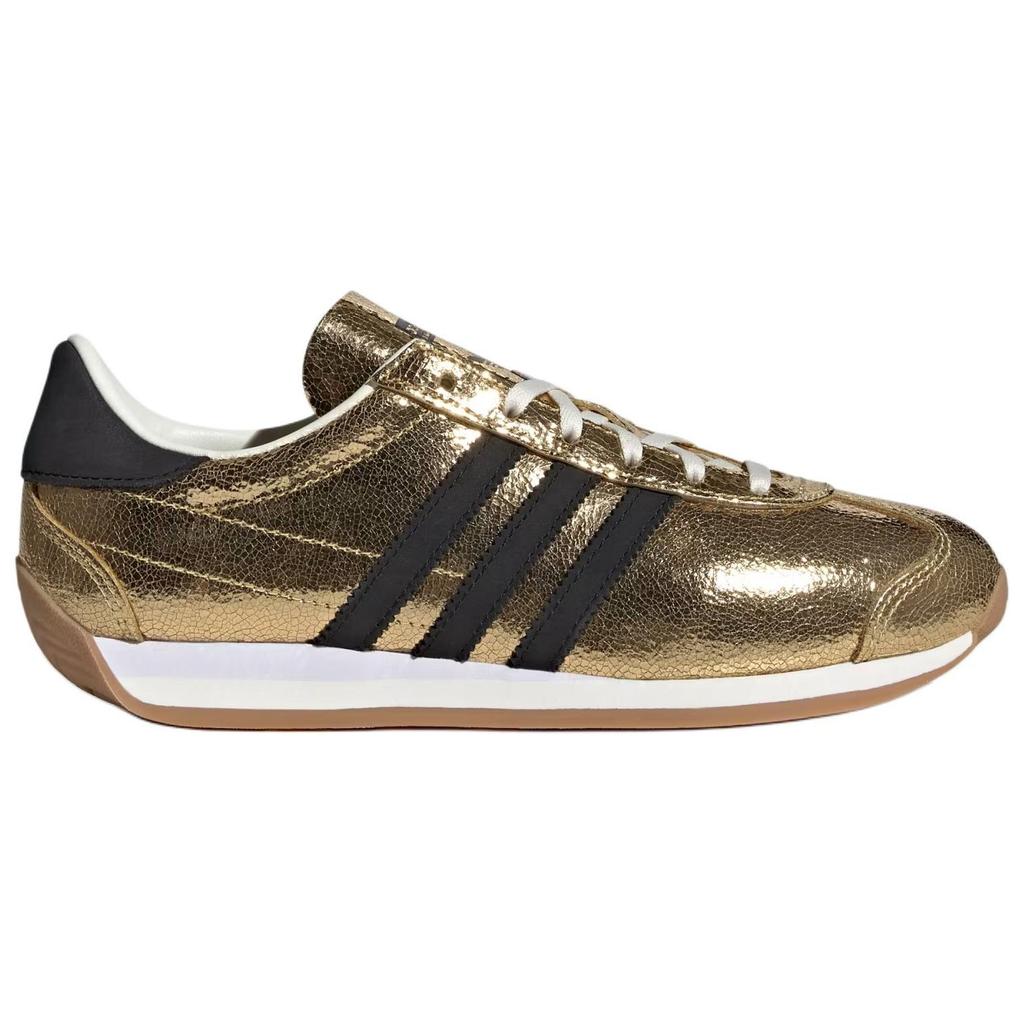 adidas  Country OG Gold Metallic Black Women Sneakers Core-Black Off-White JQ5110
