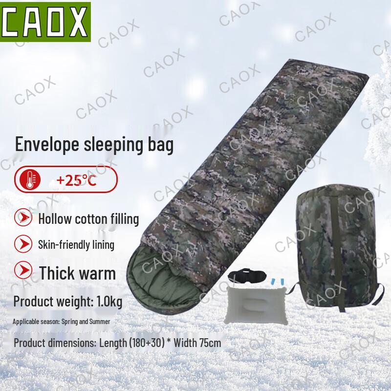 CAOX Warm Envelope Camping Sleeping Bag