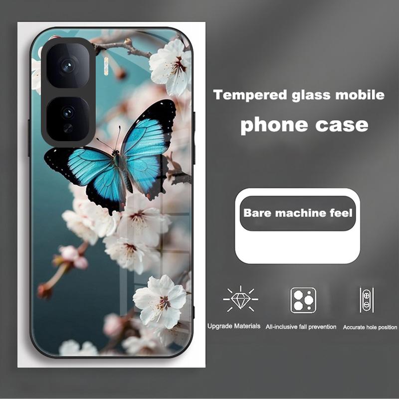 For Vivo IQOO Neo 10 5G Case Tempered Glass Phone Case For Vivo IQOO Neo 10 Pro 5G Back Cover IQOONeo 10 Protective Shell Coque