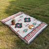 American Outdoor Camping Blanket Picnic Mat Bohemian Self-Driving Tour Nap Blanket Camping Tablecloth Floor Mat
