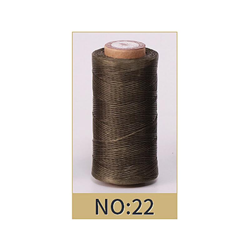 Hilo Encerado de 0,8 mm de Grosor para Cuero, Cordón Encerado para Manualidades DIY, Hilo para Coser a Mano, Hilo Plano Encerado para Coser
