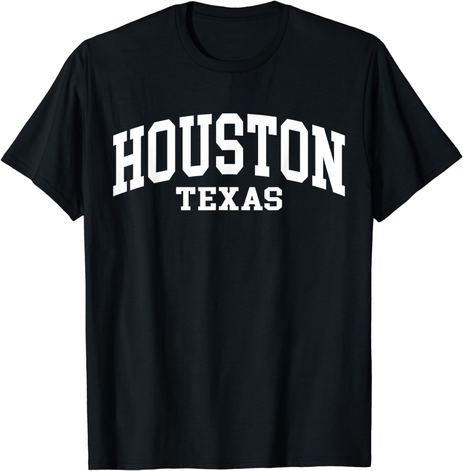 Houston Texas Proud Texan American US College Font TShirt L