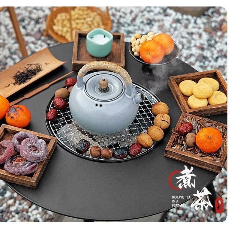 Kashicong Brazier Tea Table & BBQ Grill Set