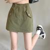 New ArrivAlS Open Run Women S A Line Mini Skirt Pocket deSign wAiSt Tie
