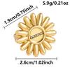 1/5 Stück Echtvergoldeter Cabochon-Ring Rund Oval Leere Tablettbasis Edelstahlringe Für Damen Herren Handgefertigte Emaille-Accessoires
