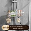 Stainless Steel Bathroom Toilet Storage Rack Shower Room Shelf