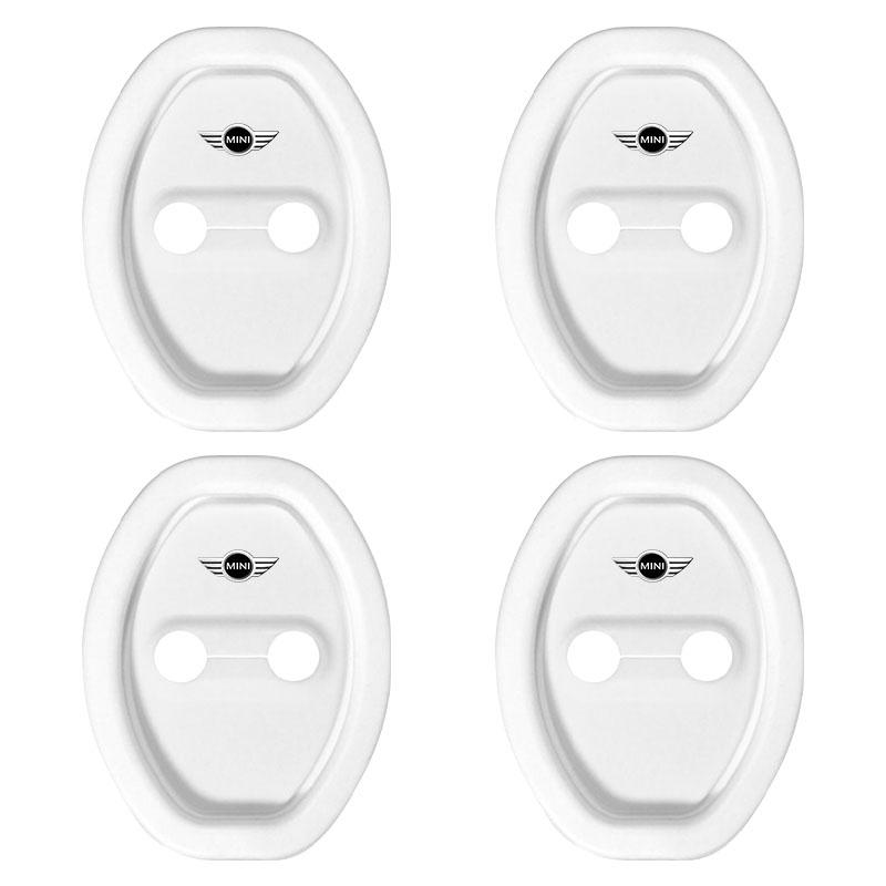 4Pcs Car Door Stopper Cover Door Lock Protective Covers For BMW Mini Cooper F54 F55 F56 R56 R60 SONE Roadster Clubman Coupe