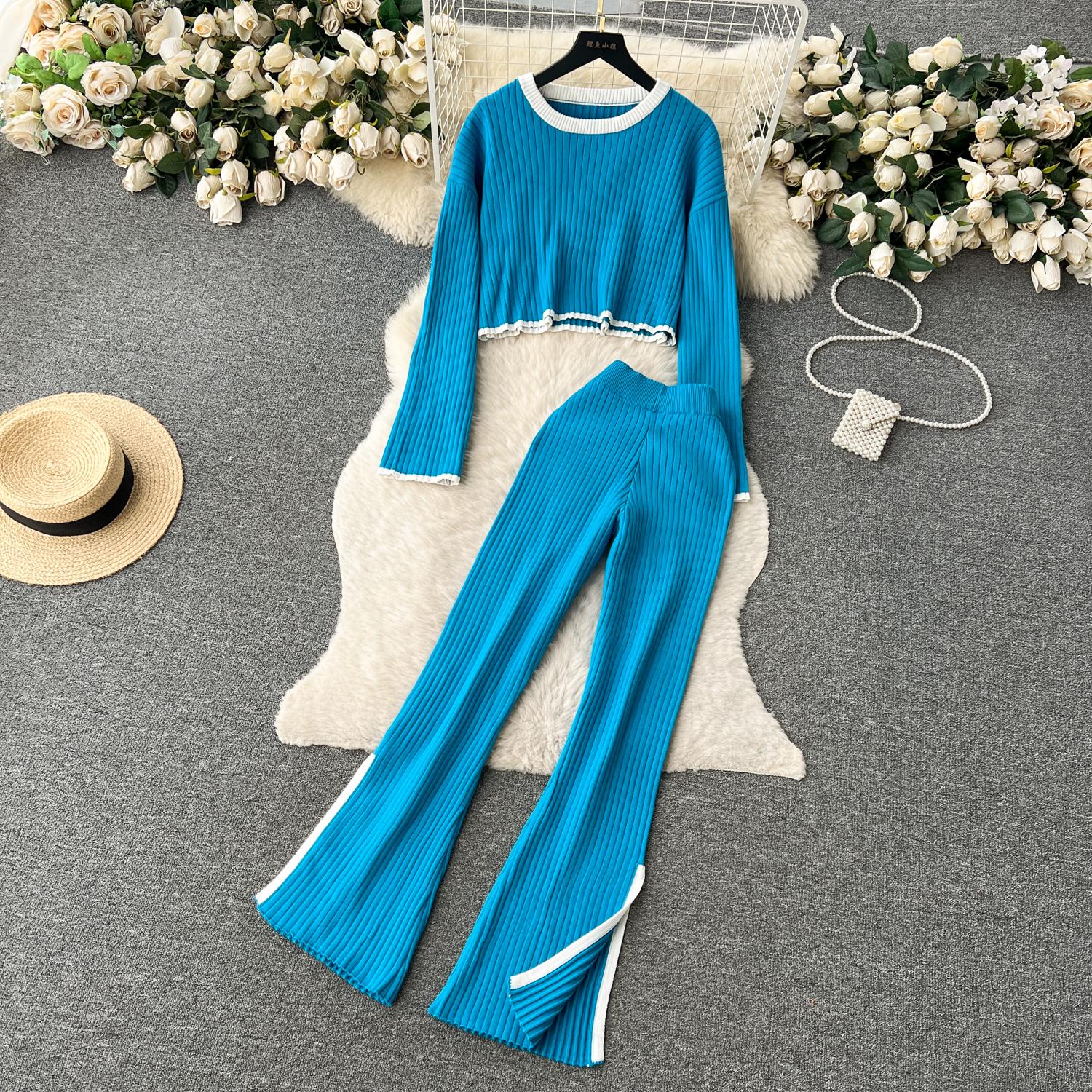 Винтажный вязаный топ с круглым вырезом в стиле Хепберн — фото 24