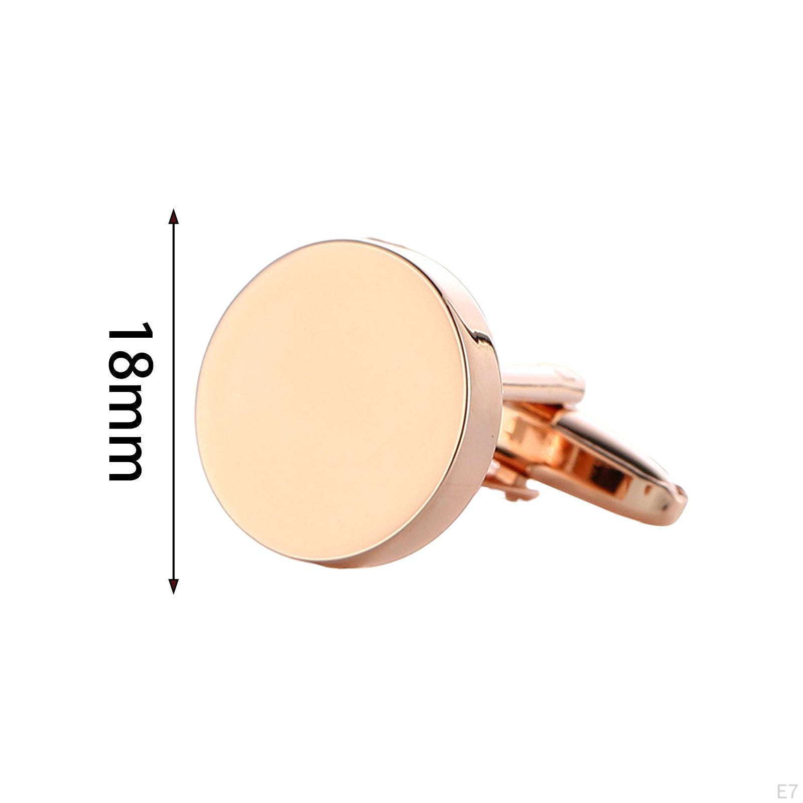 Элегантный комплект мужских запонок для особых случаев чёрный — фото 7