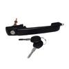 Volkswagen Golf Front Door Handle, Black with Key 1H0837207