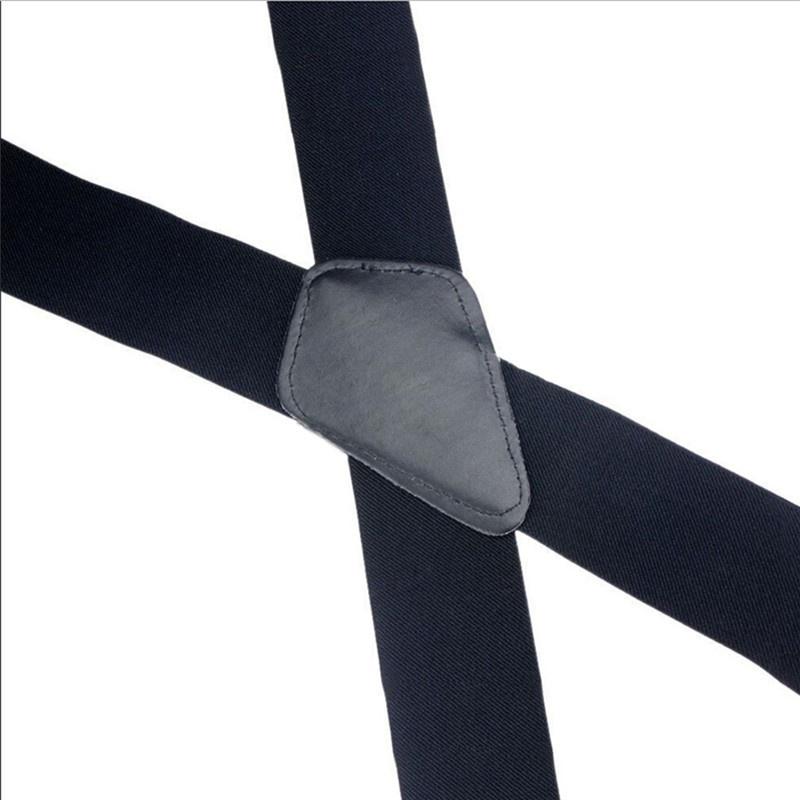 Men's and Women's Elastic Suspenders Adjustable Clamp Straps Unisex Trousers Straps