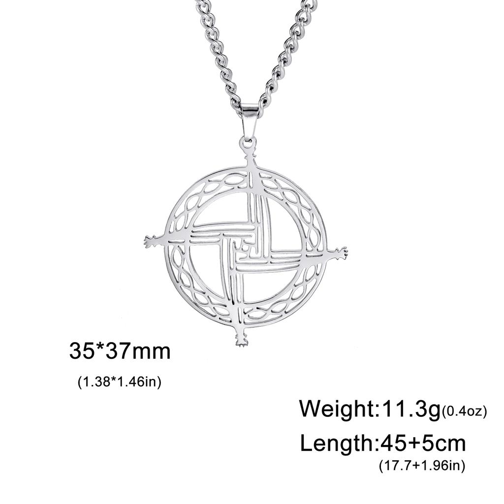 Skyrim Brigid Tag Kreuz Halskette Irland Übernatürlich Kette Amulett Für Frau Mann Christliche Religion Gotische Mode Schmuck