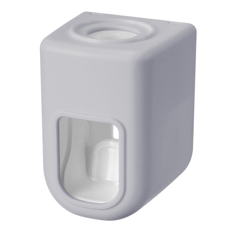 Toothpaste Squeezer Automatic Toothpaste Dispenser Self-adhesive Dust-proof Toothbrush Holder Bathroom Accessories