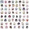 60 New Q-version Genshin Impact Graffiti Stickers, Laptop Water Cup Mobile Phone Case Decoration DIY Stickers