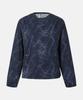 DESCENTE Women'S Pocket Comfort Fit Sweatshirt Pattern Sr322Pwh71