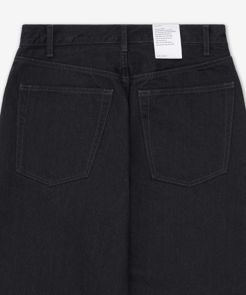 Siota Baggy 5-Pocket Denim Pants - Black / Ptlm25Bgbkw