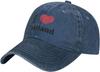 I Love Thailand Baseball Cap for Unisex Women Adjustable Vintage Cowboy Hat Cotton Dad Hats