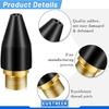 20 Pcs Black Rubber Tip Air Nozzle for Air Blow Handguns Tool Air Tool Parts