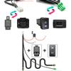 H11 H8 H9 880 881 Fog Light Wiring Harness Socket Wire Connector with 40A Relay ON/Off Switch Kits for Toyota GM Hyundai Accent
