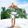 Palm Leaf Beach Towels Soft Microfiber Lightweight Sport Pool Towels Palm Leaves Bath Towel Sandless Quick Dry Swimming Cover