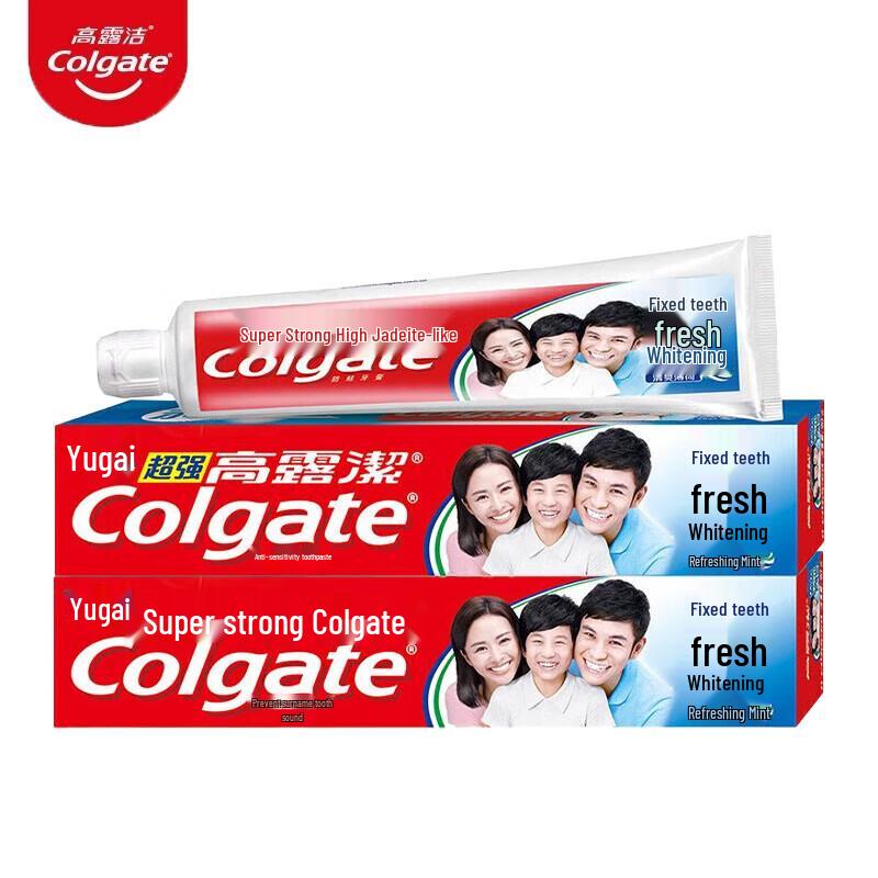 

Colgate High Calcium Toothpaste, Stain & Gum Protection, 90g 2-Pack