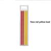 5 Colors 2.8mm Solid Woodworking Mechanical Pencil with Pen Cover 2B Black Yellow Red Lead Long Headed Carpenter Marking Pencil