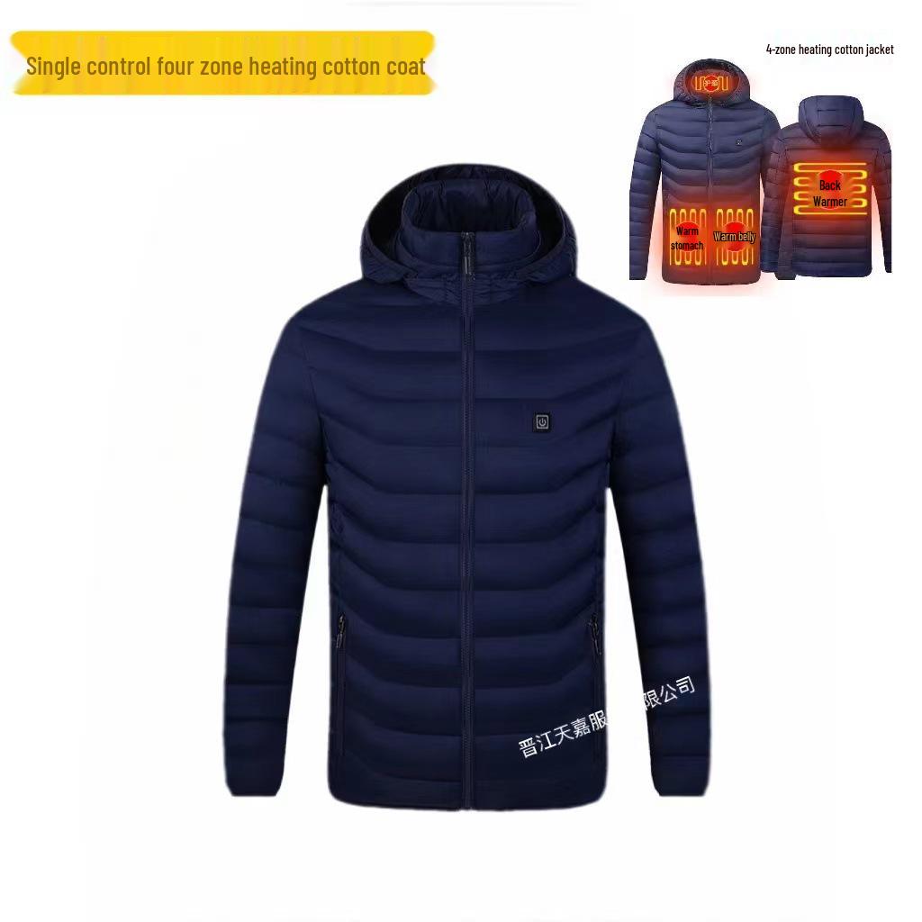 

Unisex USB Heated Hooded Jacket for Outdoor Activities S