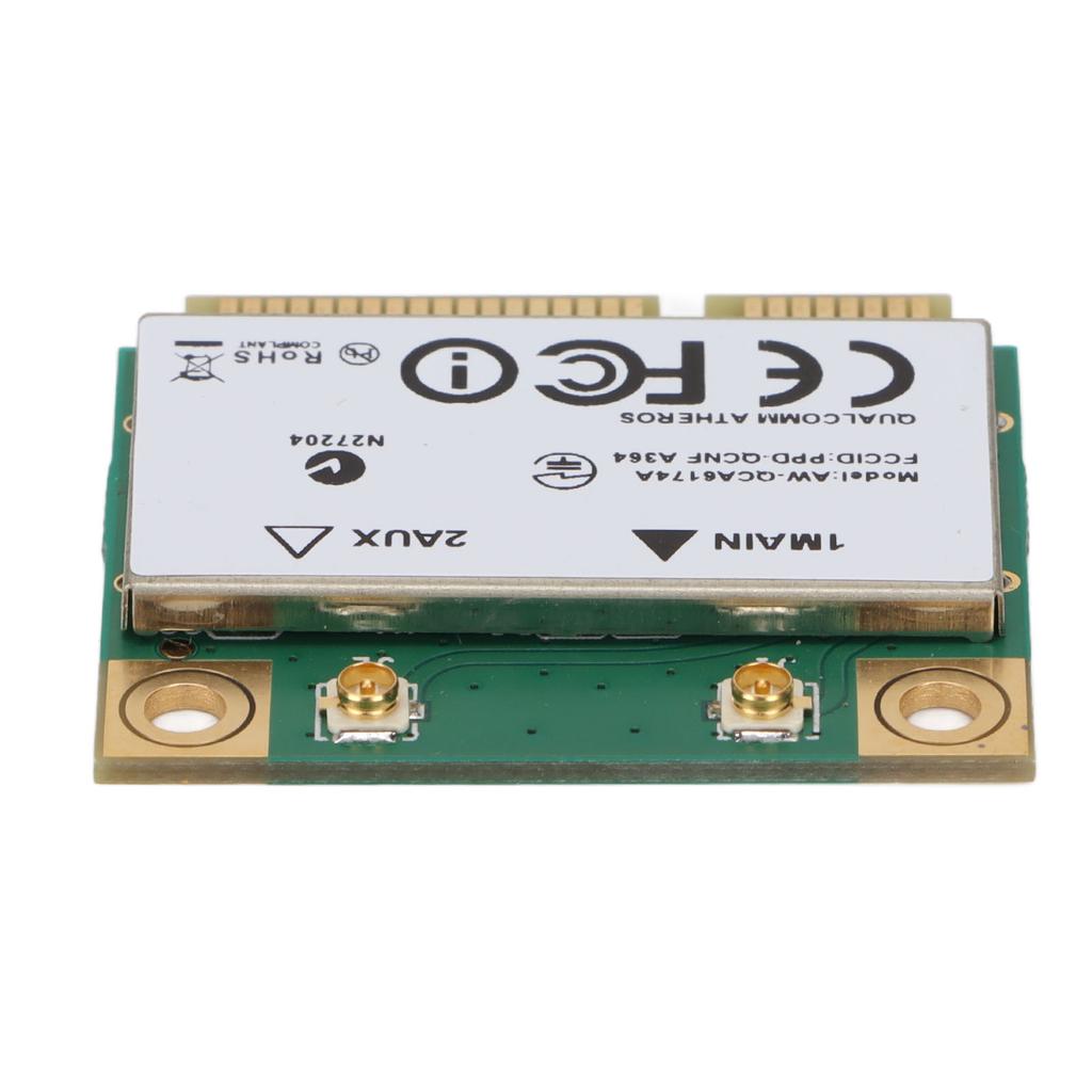 WiFi Card 1200Mbps 2.4G 5G Dual Band 802.11 A B G N Ac Mini Wireless Pcie Network Card with Screws for Windows 7 8 10