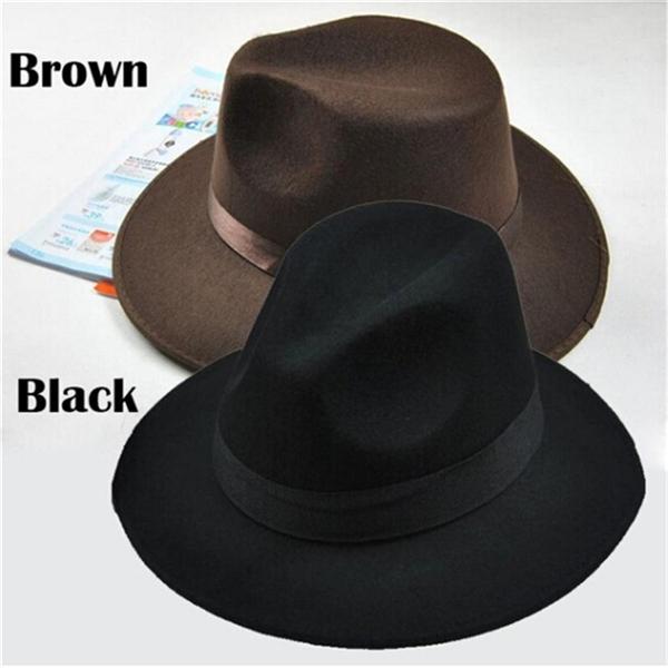 Ampio Cappello a tesa larga Cappello jazz maschile Uomini Estivi Visiere  Autunno Stile britannico Inverno acquista in modo economico — spedizione  gratuita, recensioni reali con foto — Joom