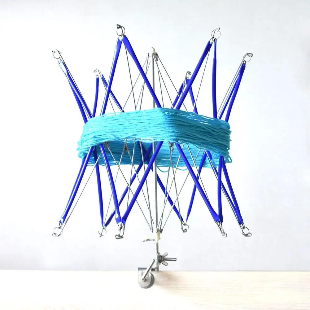 1/2Pcs Swift Yarn Thread Fiber String Wool Winder Holder Umbrella Brace Yarn Skein Twisters Practical Hand Operated Tool