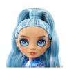 Rainbow high poupée mannequin avec kit de slime et animal de compagnie - skyler (bleu) - poupée pailletée 28 cm avec kit de slime