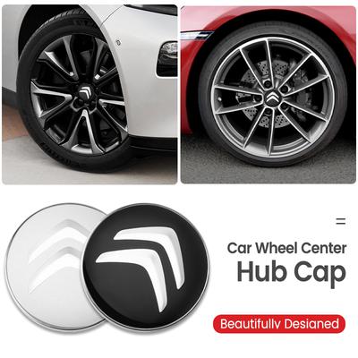 4Pcs 56/60mm Car Emblem Wheel Center Hub Cap Accessories For C1 C2 C3 C6 C8 C4 Picasso Xsara C5 Aircross Cactus Berlingo