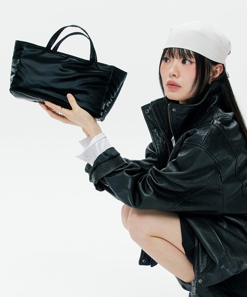 Sweetch Boat Tote Bag M Glossy Black
