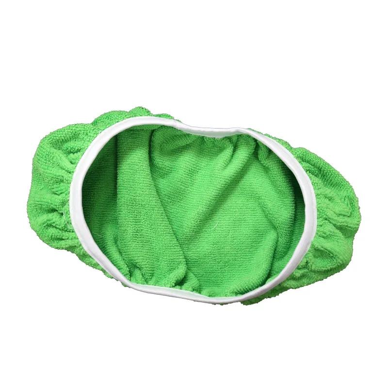 Utěrka z mikrovlákna na mop Domácí kuchyňské pomůcky Absorpční houba Alternativa drátěnky Čisticí nástroje Opakovaně použitelné ploché mopy Zelená