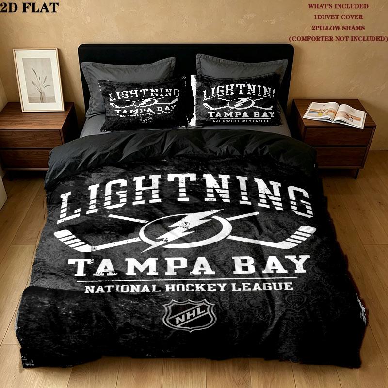 Tampa Bay Pattern Bedding uilt Set uilt Cover Pillowcase Home Decoration Birthday Gift (1 * duvet cover + 2 * pillowcase without core)