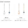 Cloud-Jewelry bsce-9sv September Geboortesteen Saffier Getal Dames Ketting Oorbellen [Houten Cadeaubox Inbegrepen] Zilver 925 bsce-9