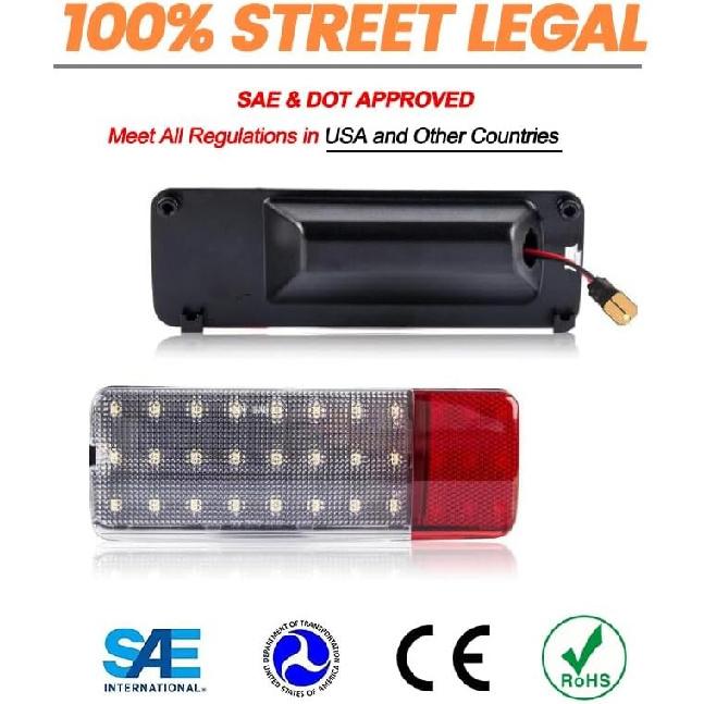 2pcs LED Panel Door Courtesy Interior Light for white red for F150 1992-1996