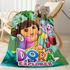 Dora Explorer Blanket Soft & Cozy Perfect for Seaside Bed Sofa All-Season Use Digital Print Birthday Christmas Gift Blanket