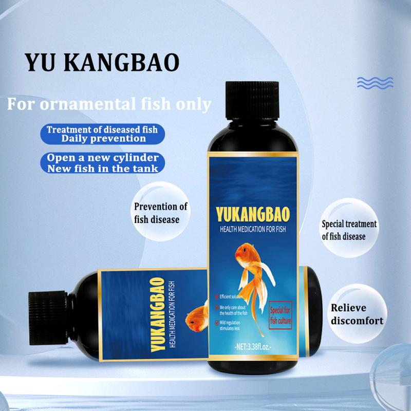 Лекарство для пресноводных рыб 100 мл Лечение плавников Гнили Лекарство для рыб Очистка воды в аквариуме Безопасное лекарство для рыб Аквариумные принадлежности для водорослей China Mainland