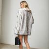 New Fur Coat Imitation Fox Hair Casual Warm Women's Fur Coat European and American Large Size Coat Loose