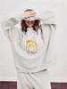 Trendy High Neck Women's Hoodie - Heavyweight, Loose, Comfortable, Fashionable for Spring & Autumn